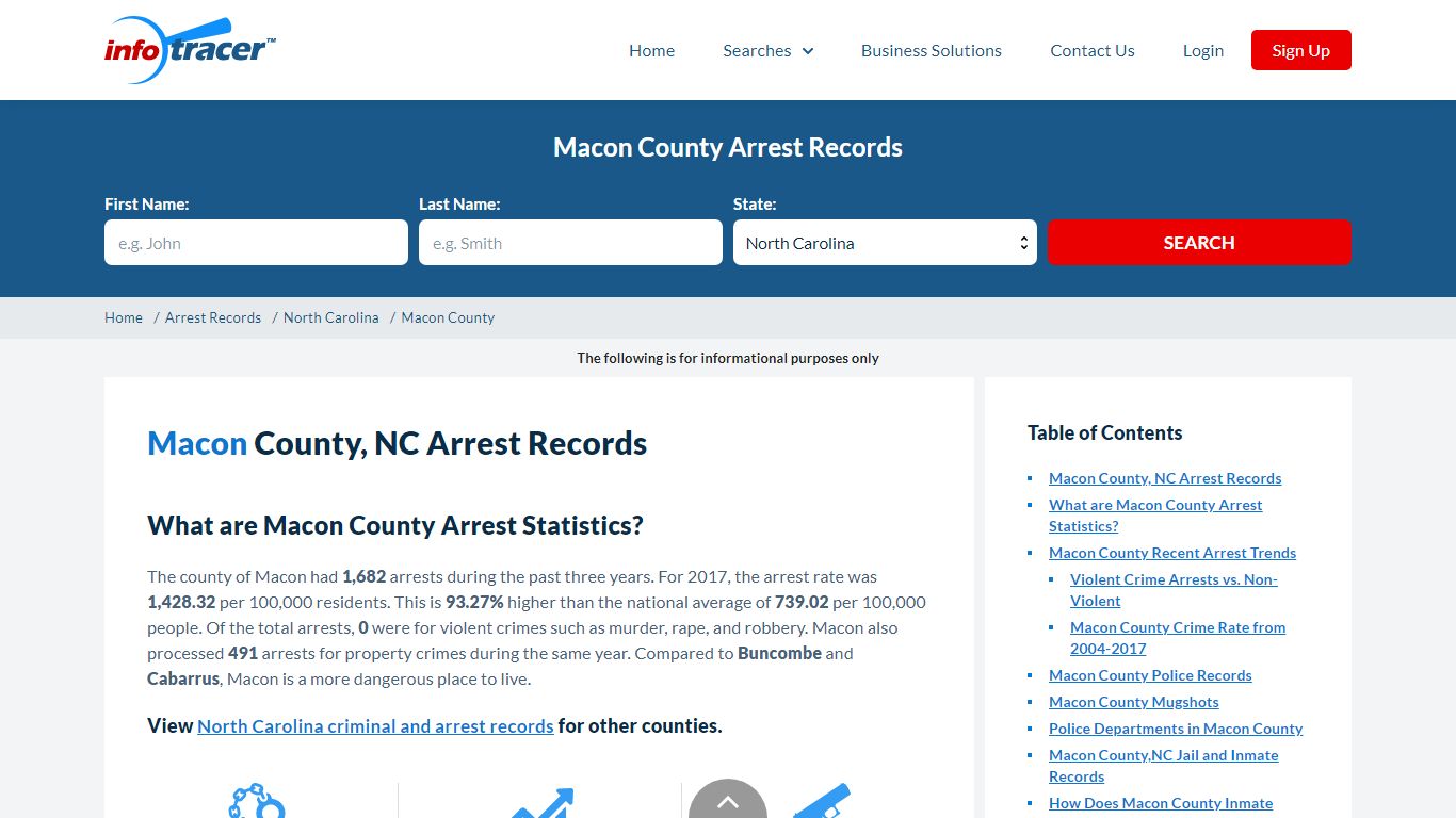 Macon County, NC Arrests, Mugshots & Jail Records - InfoTracer